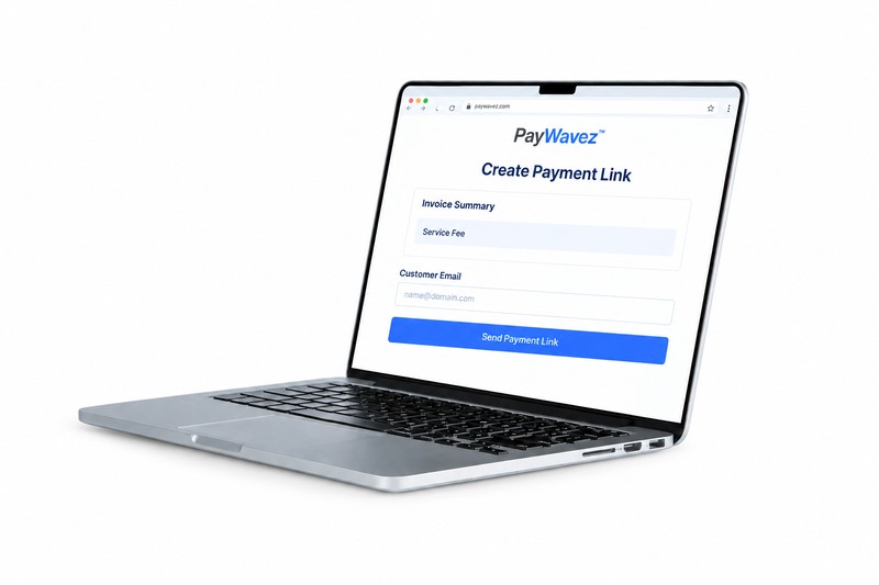 PayWavez virtual terminal and payment links