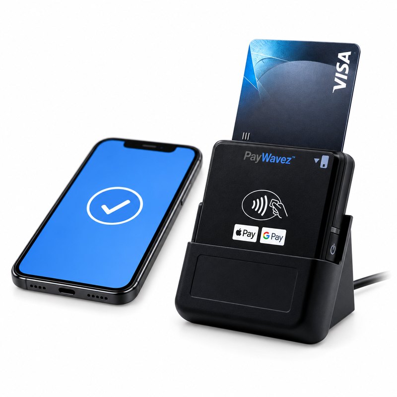 PayWavez Bluetooth card reader that pairs with your phone